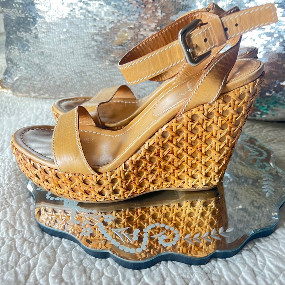 Prada wedges